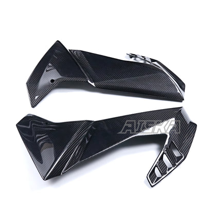 AISKA 100% 3K Twill Glossy Dry Carbon Fiber Aerodynamic Wing Kit Spoiler Winglets for Aprilia RS457 2023 2024 2025