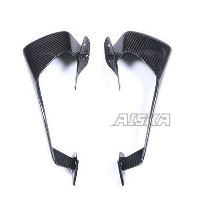 AISKA R1 2025 Carbon Winglets 3K Dry Carbon Fiber Motorcycle Body Parts Fairings Winglets for Yamaha R1 R1M 2025