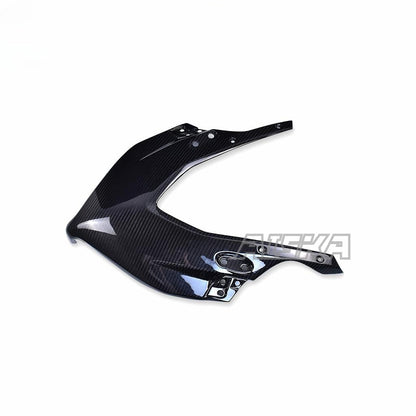 AISKA Motorcycle 3K Dry Carbon Fiber Upper Front Headlight Nose Housing Fairing Cover for Honda CB650R CBR650R 2019+