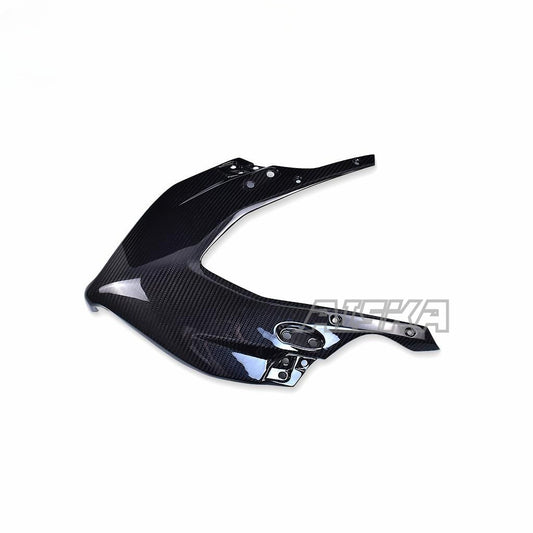 AISKA Motorcycle 3K Dry Carbon Fiber Upper Front Headlight Nose Housing Fairing Cover for Honda CB650R CBR650R 2019+