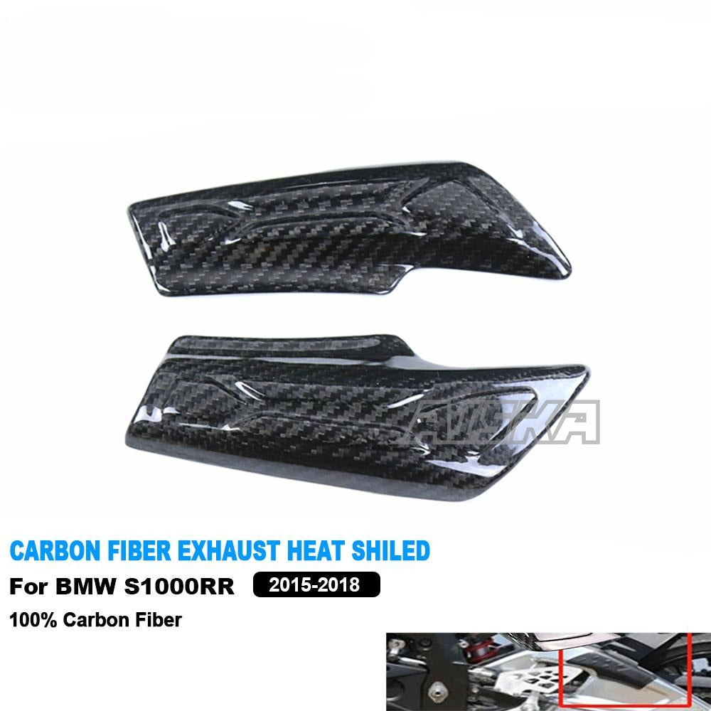 AISKA Twill Weave 100% 3K Full Carbon Fiber Accessories Motorcycle Swingarm Protection Cover for BMW S1000RR 2015-2018