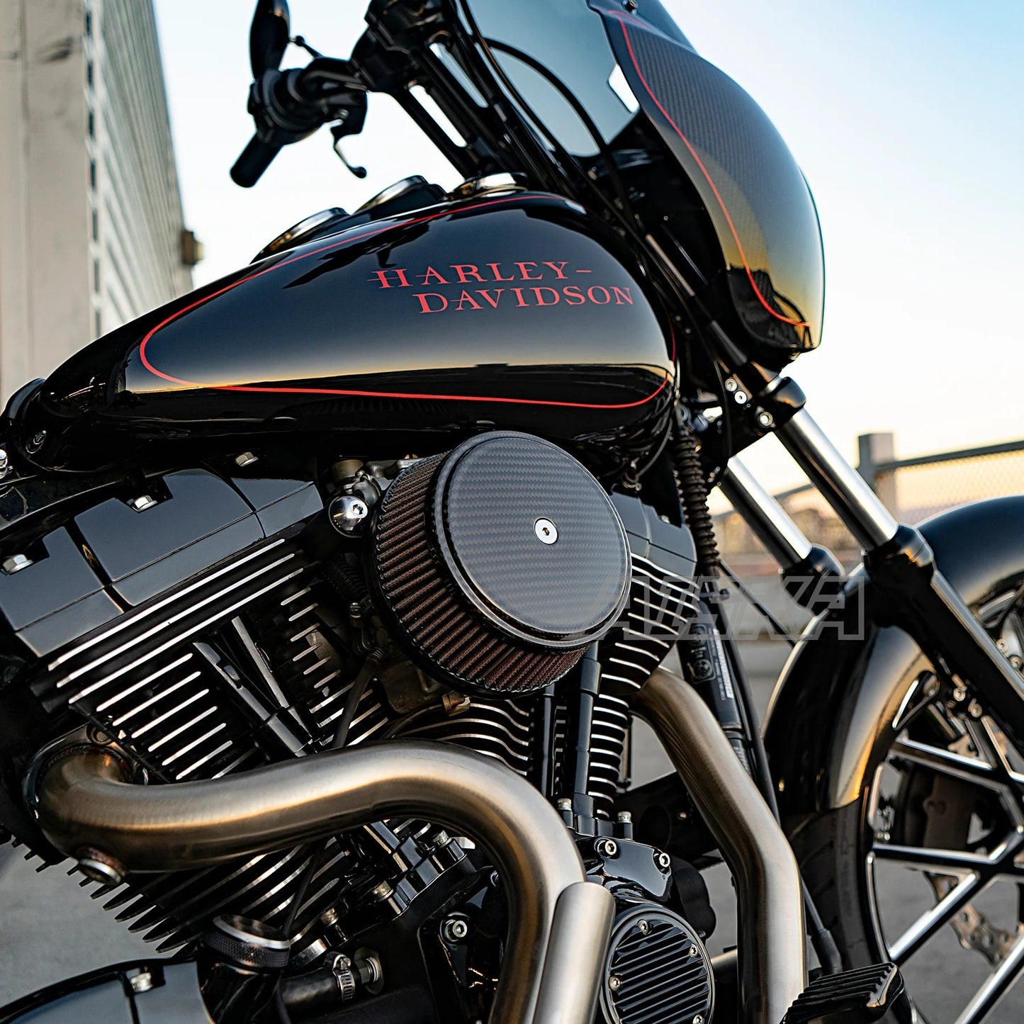 AISKA Harley Davidson Softail Touring Carbon Fiber Air Cleaner Filter Cover