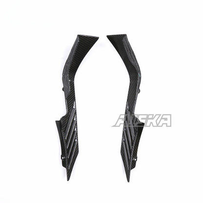 AISKA Full Range Carbon Fiber Modified Accessories Motorcycle Rear Tail Side Panels Cover Fairing for Yamaha R3 2022 2023 2024