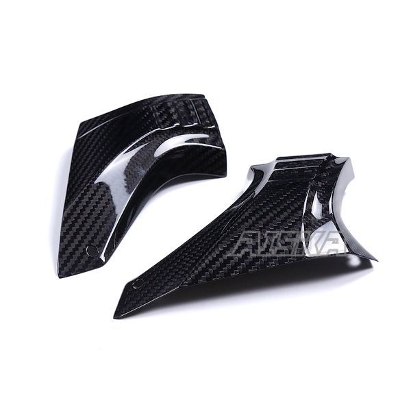 AISKA Universal Carbon Fiber Fairings Parts Motorcycle Brake Disk Cooler Air Duct for S1000RR Hayabusa Gen3 GSXR1000 Ninja 500
