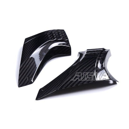 AISKA Universal Carbon Fiber Fairings Parts Motorcycle Brake Disk Cooler Air Duct for S1000RR Hayabusa Gen3 GSXR1000 Ninja 500