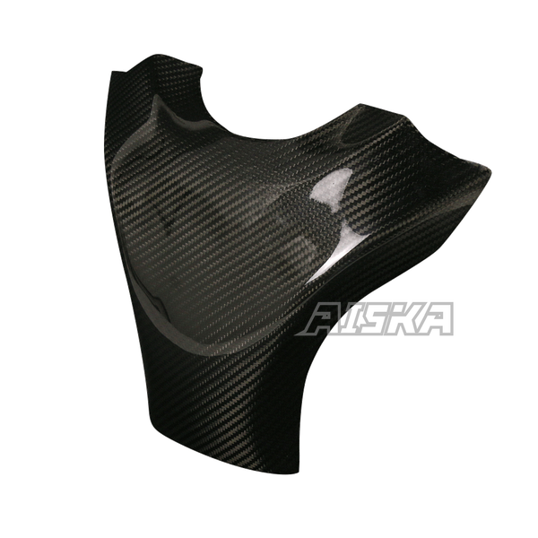 AISKA 3K Dry Carbon Fiber Motorcycle Gas Fuel Tank Cover for Kawasaki Ninja ZX-6R 2019-2024
