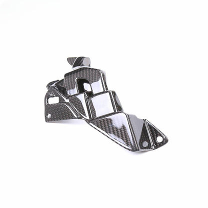 AISKA Dry Carbon Fiber ECU Panel Fairing Cover Motorcycle Left Engine Cover for Yamaha YZF-R1 R1M 2015-2019