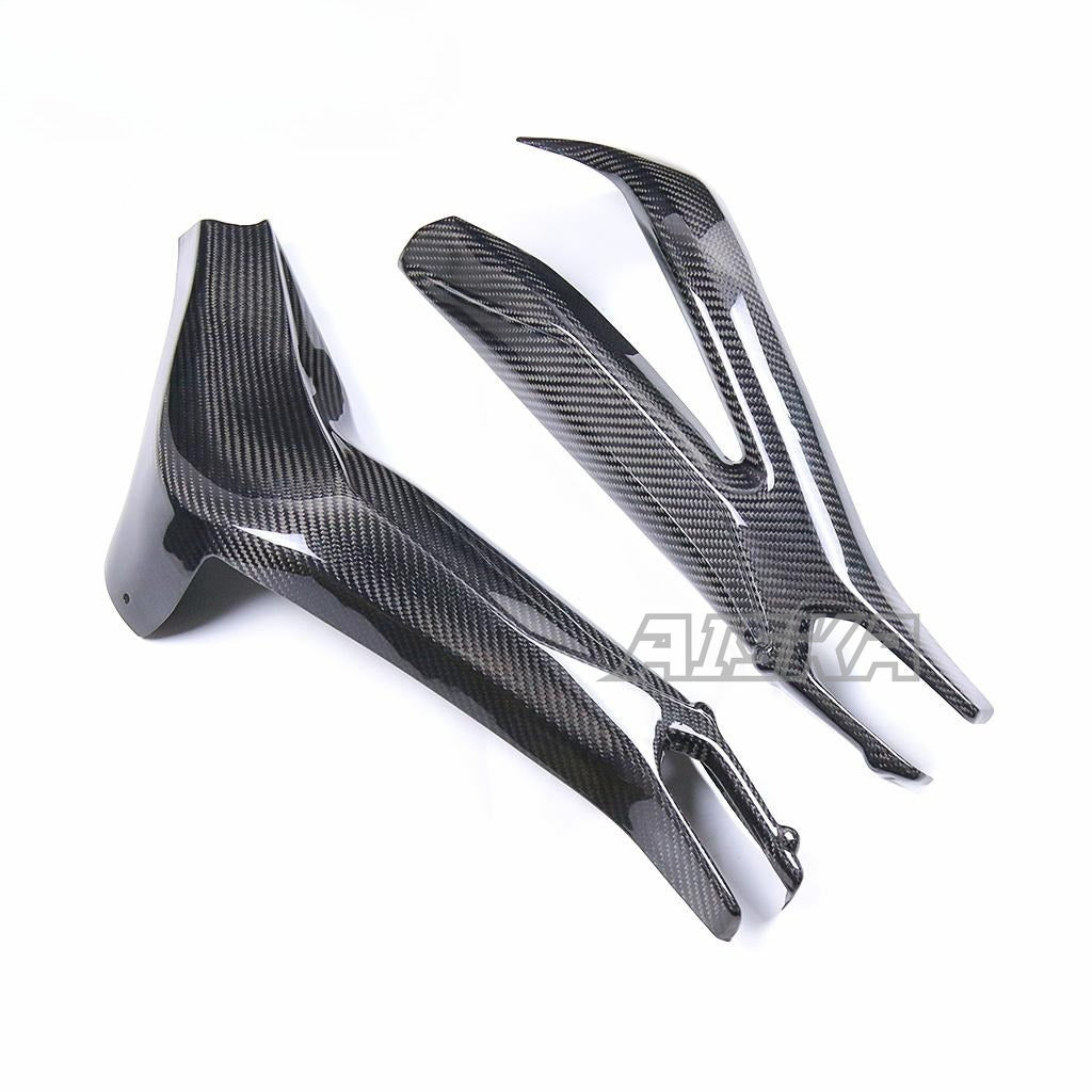 AISKA 100% 3K Pure Carbon Fiber Motorcycle Swingarm Cover Panel Protector Guard for Yamaha MT09 FZ09 2014-2020