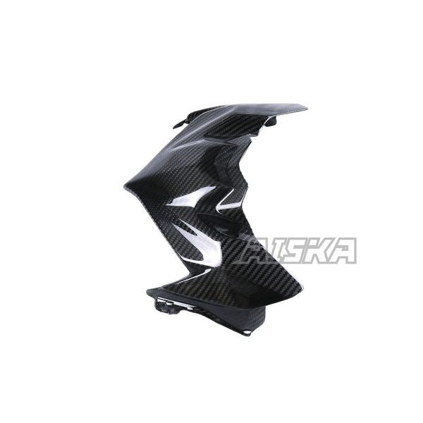 AISKA 3K Dry Carbon Fiber Motorcycle Accessories Front Fairing Nose Headlight Upper Panel for Kawasaki Z900 2020-2024