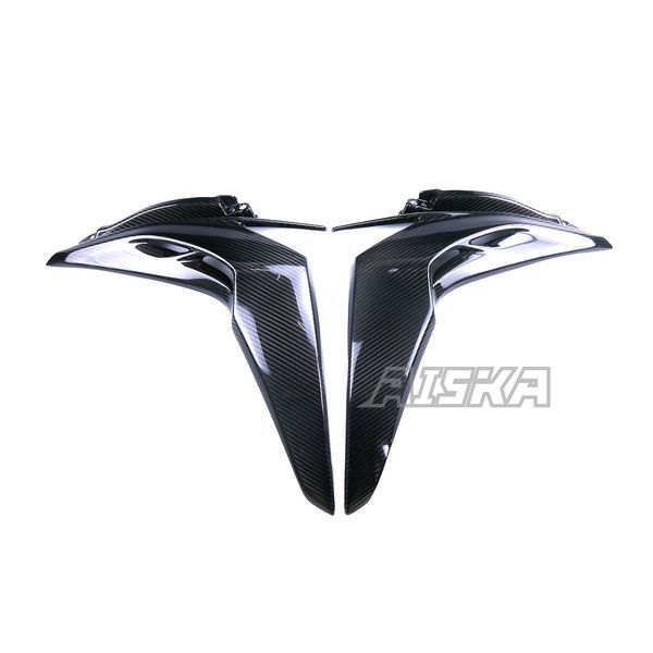 AISKA 3K Dry Carbon Fiber Motorcycle Accessories Front Spoiler Side Panels Fairing Kits for Kawasaki Z1000 2014+
