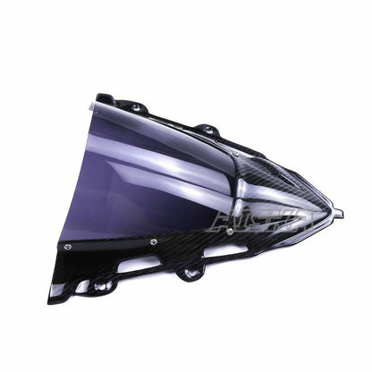 AISKA Dry Carbon Fiber Motorcycle Front Screen Windshield Fairing Windshield for Honda CB650F CBR650F 2014 2015 2016 2017 2018