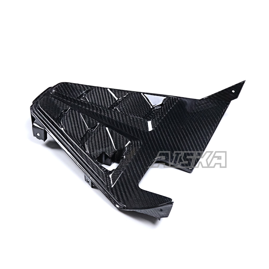 AISKA 100% 3K Twill Glossy Dry Carbon Fiber Lower Radiator Surround Cover for Aprilia RS457 2023 2024 2025