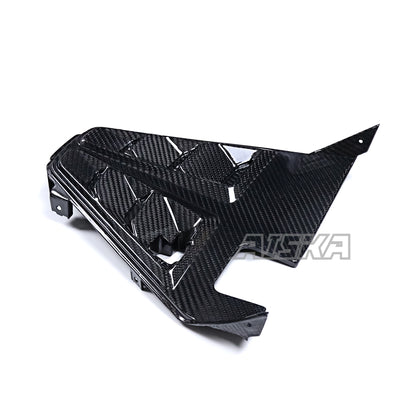 AISKA 100% 3K Twill Glossy Dry Carbon Fiber Lower Radiator Surround Cover for Aprilia RS457 2023 2024 2025
