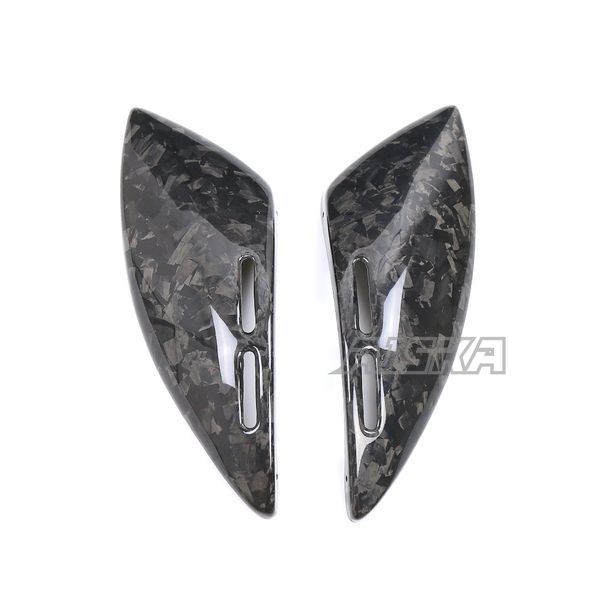 AISKA 3K Dry Carbon Fiber Motorcycle Fairing Fuel Tank Side Panel and Cover for Kawasaki Z900RS 2018-2024 Accessories