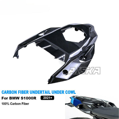 AISKA 100% 3K Carbon Fiber Motorcycle Rear Seat Cowl Upper Fairing for BMW S1000R M1000R 2021-2025