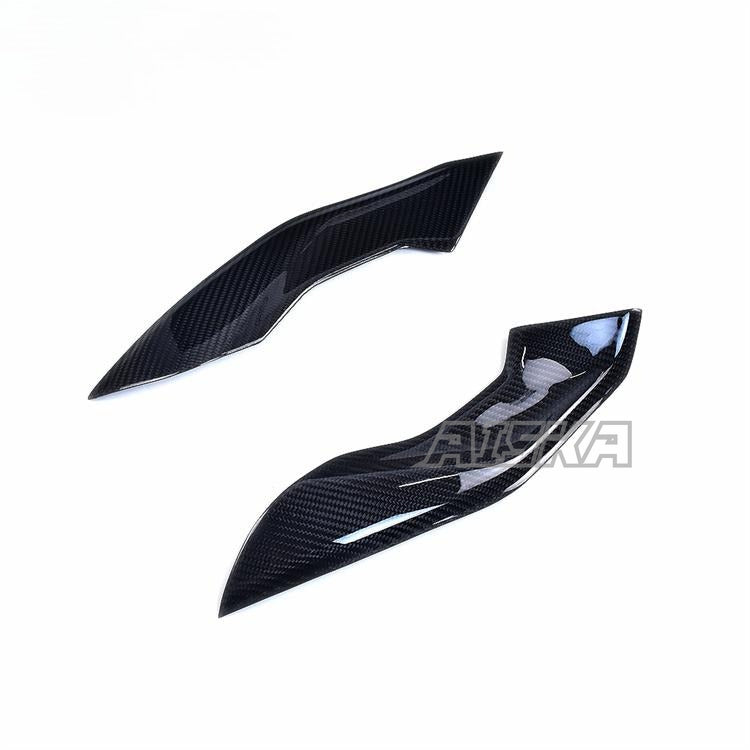 AISKA 100% 3K Twill Weave Motorcycle 3K Carbon Fiber Gas Fuel Tank Small Side Plate Fairing Panel for BMW S1000R M1000R 2021-2025