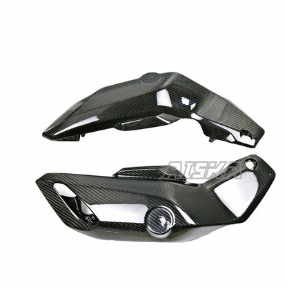 AISKA Motorcycle Carbon Fiber Fuel Tank Front Side Panel Covers Side Air Intake Covers for Yamaha MT07 FZ07 2018-2022