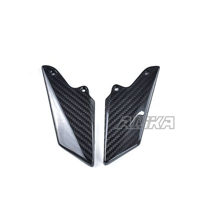 AISKA Carbon Fiber Motorcycle Accessories Rearset Heel Guard Plate Covers for Honda CBR1000RR-R 2021 2022 2023 2024