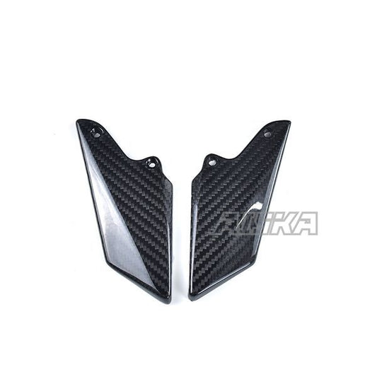 AISKA Carbon Fiber Motorcycle Accessories Rearset Heel Guard Plate Covers for Honda CBR1000RR-R 2021 2022 2023 2024
