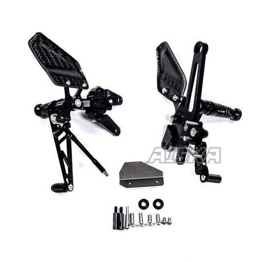 AISKA Aprilia RSV4 2009-2025 Carbon Fiber CNC Adjustable Foot Pegs