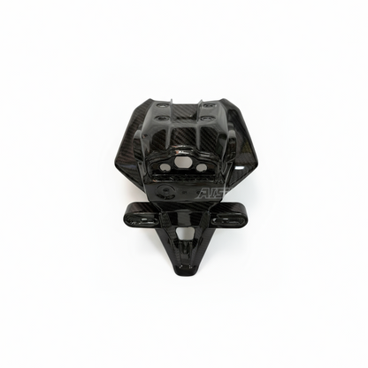 AISKA 100% 3K Dry Carbon Fiber Motorcycle Tail Licence Plate Cover for Yamaha MT09 FZ09 2024-2025