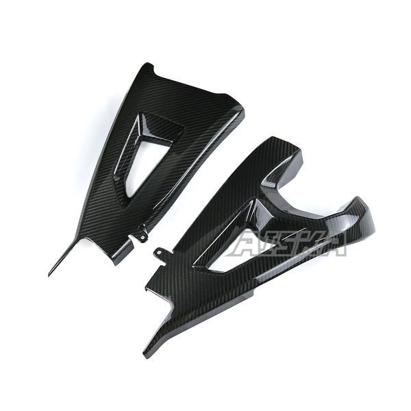 AISKA 3K Dry Carbon Fiber Motorcycle Accessories Rear Swing Arm Fairing Swingarm Cover for Kawasaki ZX10R ZX-10R 2016-2020