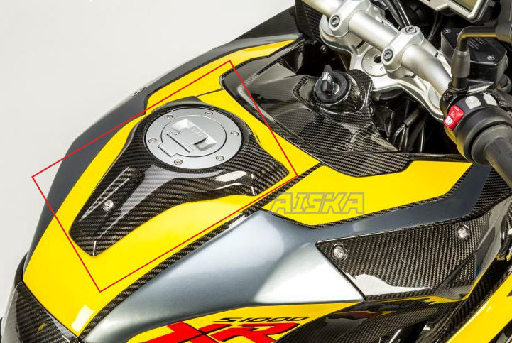 AISKA Wholesale High Quality Twill Weave Motorcycle Full Carbon Fiber Top Centre Fuel Tank Panel Cover for BMW S1000XR 2015-2019