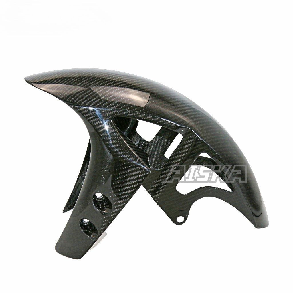 AISKA 100% 3K Dry Carbon Fiber Motorcycle Front Fender Hugger Mudguard for Yamaha YZF R1 R1M 2009-2025