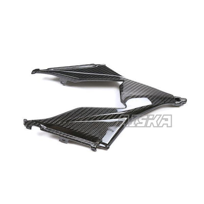 AISKA Dry Carbon Fiber Motorcycle Rear Seat Pillion Under Cover Tail Bottom Fairing for Honda CBR1000RR-R 2021 2022 2023 2024