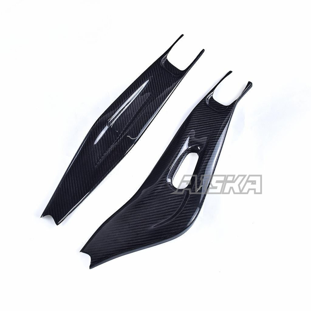 AISKA 100% Real Carbon Fiber Motorcycle Swingarm Cover Swing Arm Guard Protection for Yamaha MT07 FZ07 MT-07 FZ-07 2014-2017