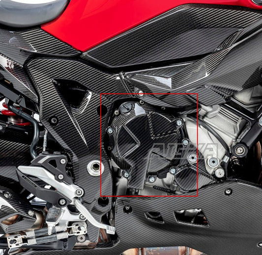 AISKA Wholesale 100% Dry Carbon Fiber Fairing Motorcycle Engine Guard Cover for BMW S1000XR 2020 2021 2022 2023 2024