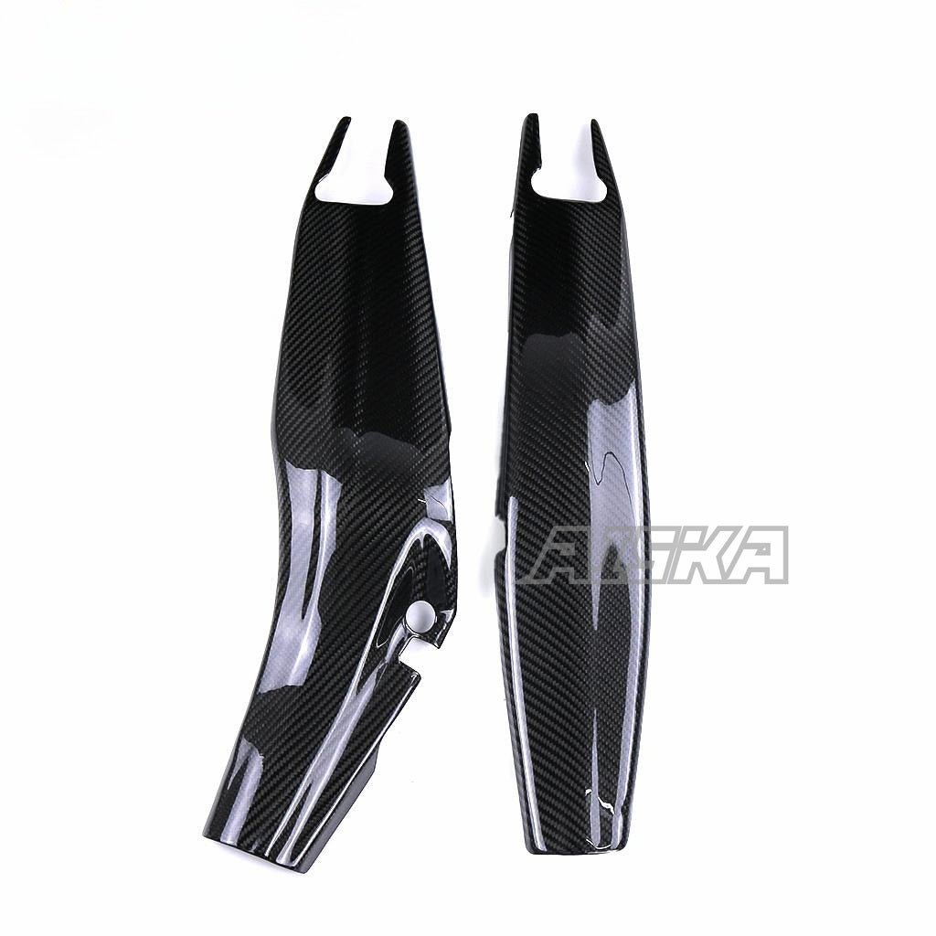 AISKA Motorcycle 3K Dry Carbon Fiber Rear Swingarm Swing Arm Cover Panel Cowling Protectors for Honda CB650R CBR650R 2019+