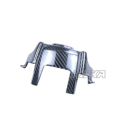 AISKA 3K Dry Carbon Fiber Motorcycle Accessories Front Ignition Keychain Guard Tank Switch Key Cover for Kawasaki Z1000 2014+