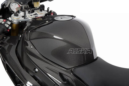 AISKA Twill Wave 3K Carbon Fiber Motorcycle Accessories Motorcycle Fuel Tank Cover for BMW S1000RR 2015-2018