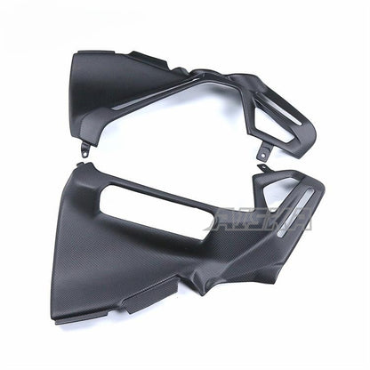 AISKA 100% Dry Carbon Fiber Parts Motorcycle  Side of Fuel tank Cap for DUCATI Multistrada V4 1100 2021+