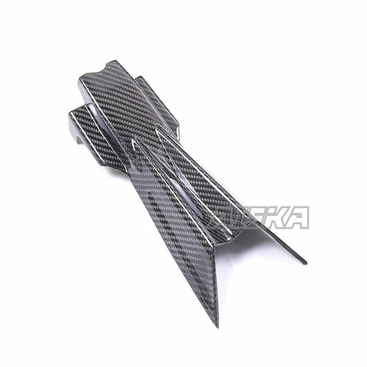 AISKA 100% 3K Pure All Dry Carbon Fiber Motorcycle Body Accessories Rear Seat Lower Cover Plate Fairing for Aprilia RSV4 Tuono V4 2021+