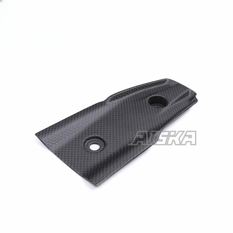 AISKA Dry Carbon Fiber Motorcycle Accessories Under Seat Cover  for Ducati Hypermotard 950 2019+