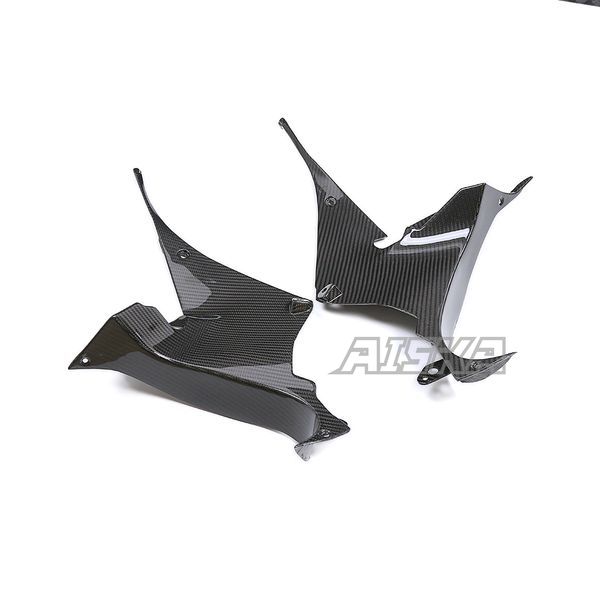 AISKA 100% 3K Full Dry Carbon Fiber Motorcycle Inner Side Panels Fairing Cover for Honda CBR1000RR-R 2021 2022 2023 2024