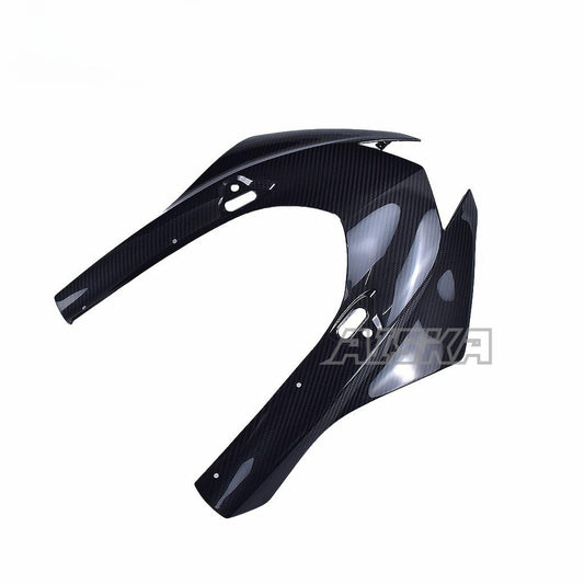AISKA R6 Carbon Fiber Front Fairing Motorcycle Carbon Upper Front Headlight Nose Housing Fairing Panel for Yamaha R6 2017-2024