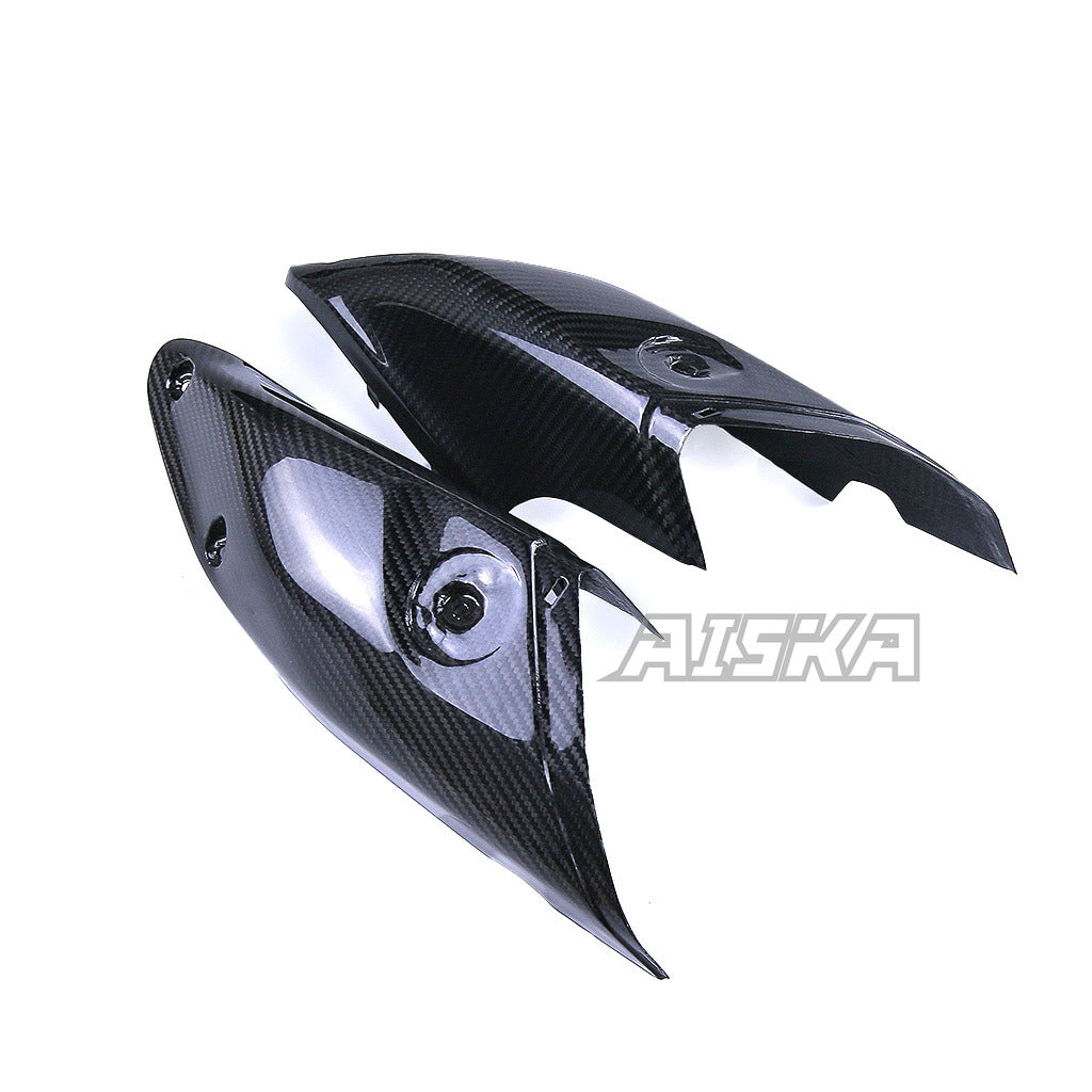 AISKA Dry Carbon Fiber Motorcycle Side Air Intake Cover Cowling Cover for Yamaha MT10 FZ10 2016-2021 2018 2019
