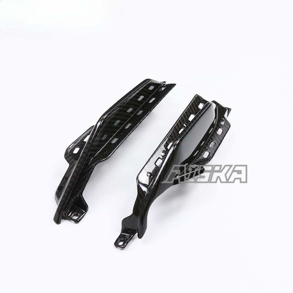 AISKA 100% 3K Full Dry Carbon Fiber R3 Motorcycle Frame Cover Side Frame Mid Cover Panel Fairing for Yamaha R3 2022 2023 2024