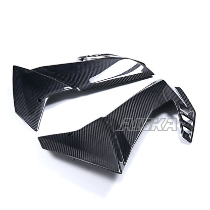 AISKA 100% 3K Twill Glossy Dry Carbon Fiber Aerodynamic Wing Kit Spoiler Winglets for Aprilia RS457 2023 2024 2025