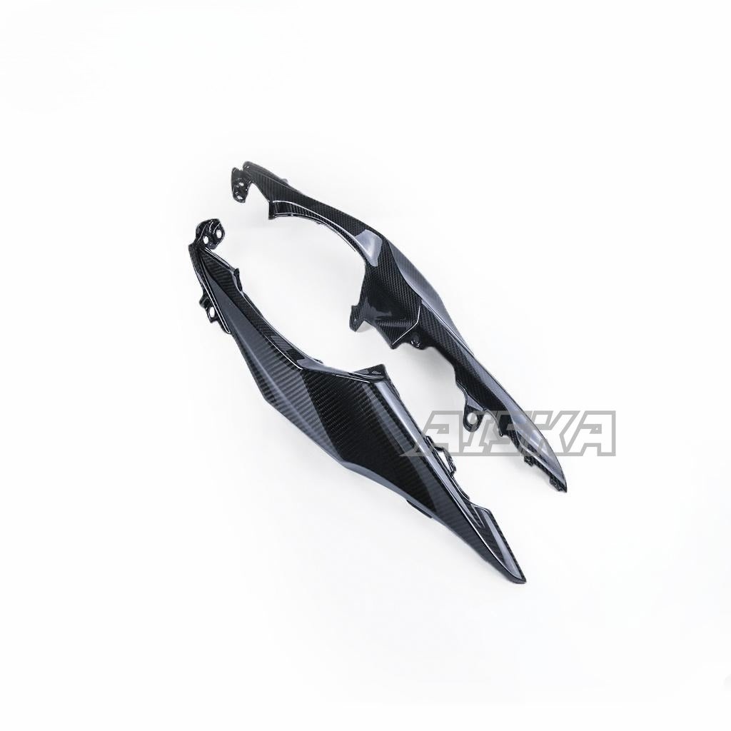 AISKA 100% 3K Dry Carbon Fiber Motorcycle  Accessories Tail Seat Side Fairing Panels for Suzuki GSXR1000 2017+