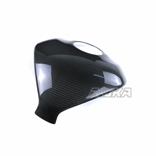 AISKA Motorcycle Carbon Fuel Tank Cover Shroud Fairing Part Kit Carbon Fiber Full Tank Cover for Yamaha R3 2022 2023 2024
