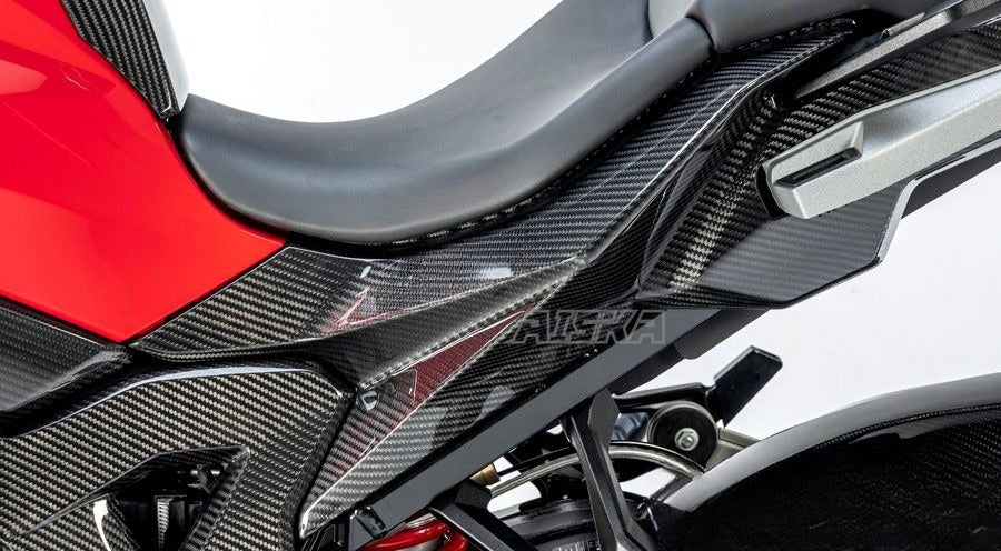 AISKA Wholesale 100% Dry Carbon Fiber Motorcycle Fairings Driver Seat Side Panels Cover for BMW S1000XR 2020-2024