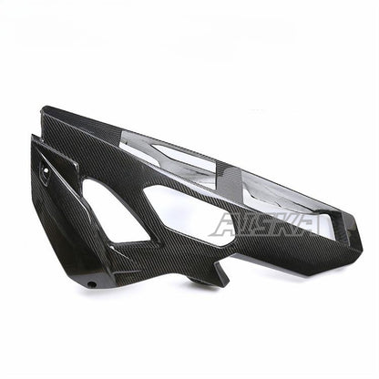 AISKA 3K Carbon Fiber Motorcycle Accessories Bellypan Lower Bottom Belly Pan Panel Cowl Fairing for BMW S1000R M1000R 2021-2025