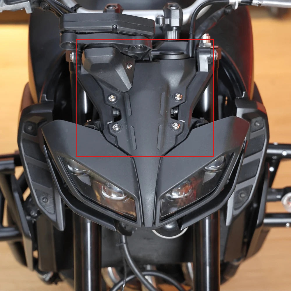 AISKA 100% 3K Pure Carbon Fiber Motorcycle Headlight Fairing Windshield Cover for Yamaha MT09 FZ09 MT-09 SP 2018-2020