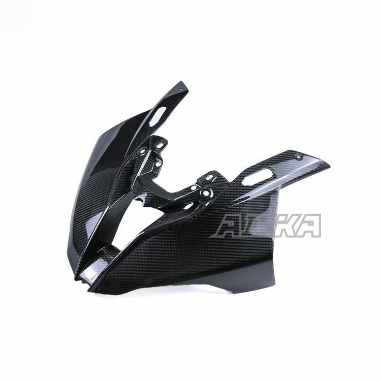 AISKA 100% 3K Dry Carbon Fiber Motorcycle Headlight Nose Cowl Front Fairing for BMW S1000RR M1000R HP4 2019-2022