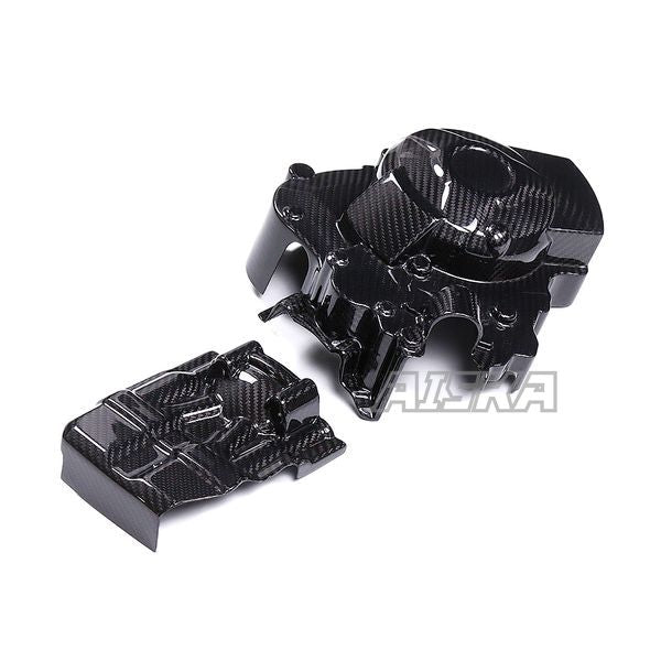 AISKA 100% 3K Dry Carbon Fiber Motorcycle Accessories Engine Cover Protection Cover for Yamaha MT09 FZ09 2017-2020
