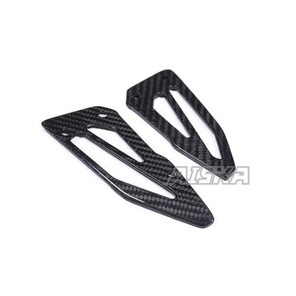 AISKA Dry Carbon Fiber Motorcycle Heel Guards Cover for Yamaha MT10 FZ10 2016-2021